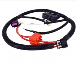 Dual Electric Fan Upgrade Wiring Harness Fits for GM 1999–2006 ECU Control Electric Cooling Fan Wire Harness Kit, Wiring Harness Tool 7L5533A226T