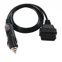 OBDII OBD2 Power Supply Cable 16Pin Female to Car Cigarette Lighter 12V DC Power Source OBD 2 Female Connector Cable Adapter